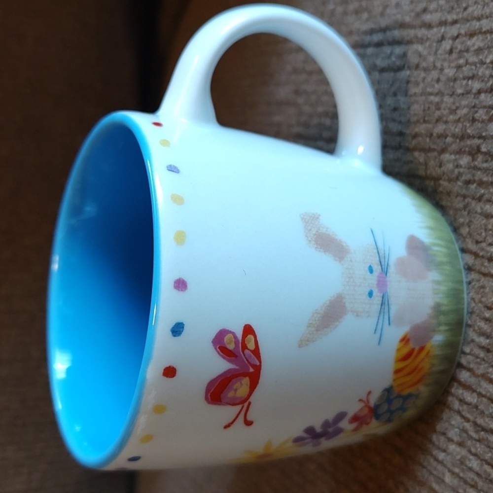 Starbucks Easter Bunny cappuccino or child mug.  🐇🐇🐤🐤 EUC